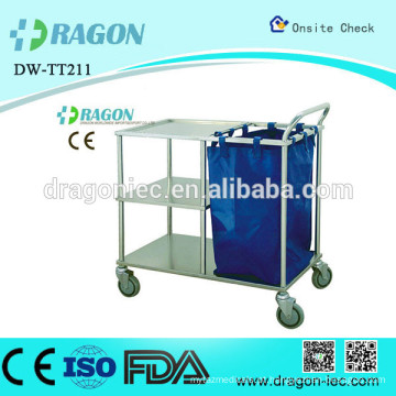 DW-TT211 carrinho de aço inoxidável de tratamento médico para instrumentos cirúrgicos